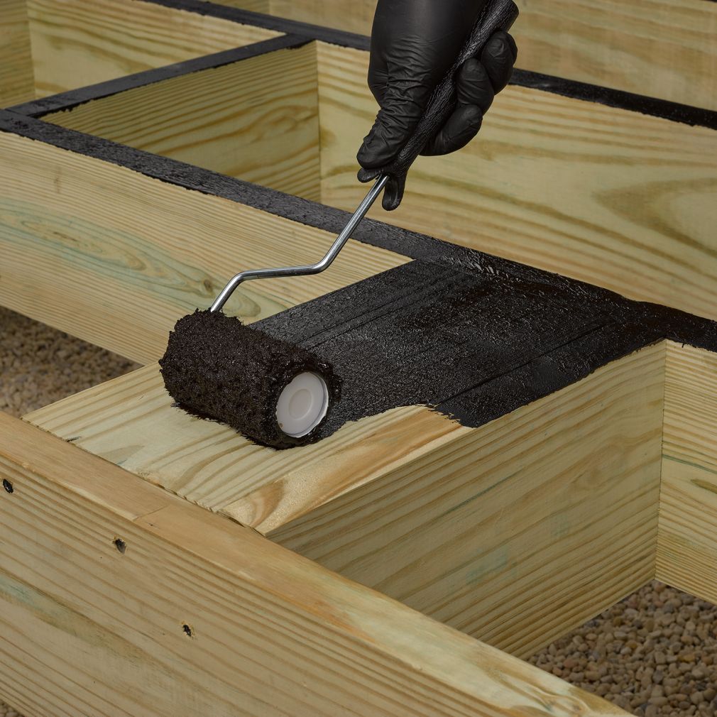 High-quality Deck Moisture Barriers installed by Friendly Earth to protect outdoor decks from water damage and rot.