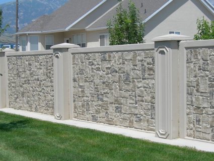 Residential Concrete Fencing